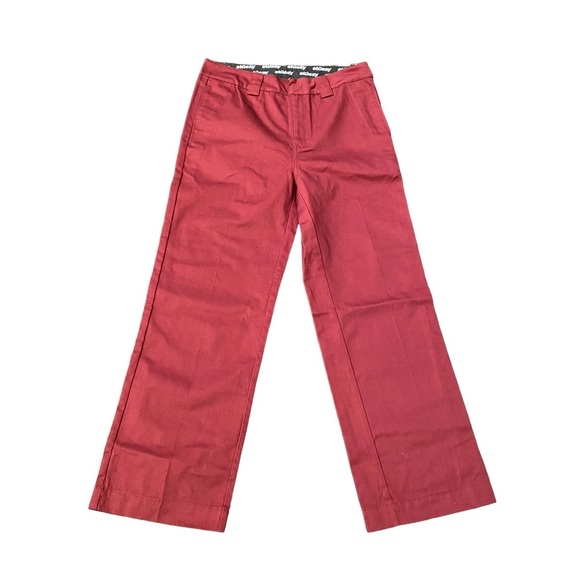 Stussy Pants - New with Tag Stussy Milo Work Pant Women’s Size 5 Measures 30*29 Flat Front Red